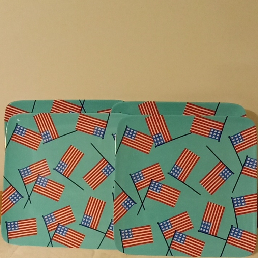 American Flag Pattern Plates New Pier 1